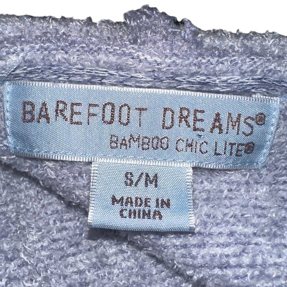 Barefoot Dreams Bamboo Chic Lite Lavender Tapered‎ Open Front Cardigan Size S/M - Picture 4 of 7